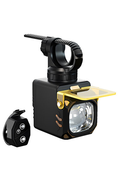 Choice مصباح دراجة فائق السطوع A-1PC - مع جهاز تحكم عن بعد لاسلكي، قابل لإعاد...