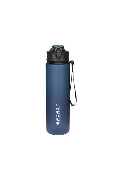 Choice Blue Portable Sports Water Bottle with Time Scale and Straw Leakproof ...