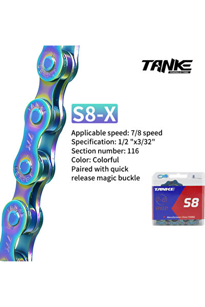 Choice سلسلة دراجات جبلية ملونة من TANKE، 8 سرعات، 9 سرعات، 10 سرعات، 11 سرعة...