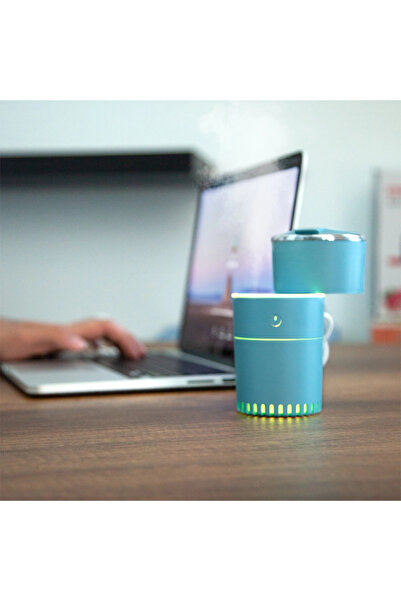 Kanonik Education جهاز بخار مرطب ومطهر للبيئة من لاتيس (أزرق) USB