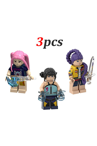 Choice4 بانداي 3 قطع 5 قطع/3 قطع مكعبات بناء شخصيات كرتونية KPOP من سلسلة Hun...