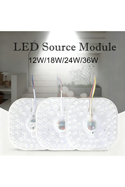 Choice لوحة إضاءة LED مربعة الشكل، بقدرة 36 ​​واط، تعمل بجهد 220 فولت تيار مت...