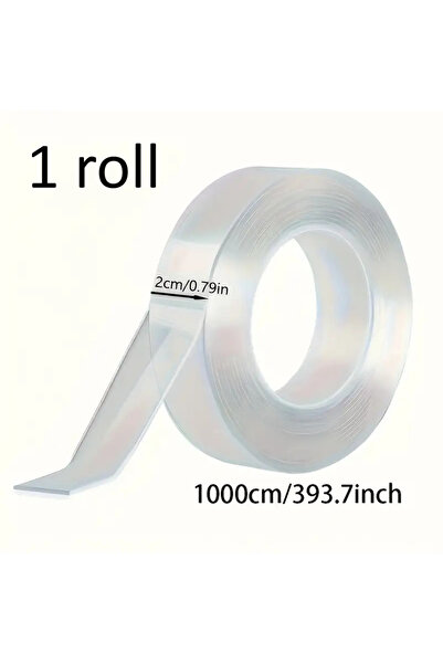 Choice 1 roll 10m Nano Double-Sided Tape,Super Strong Waterproof Adhesive,Tra...