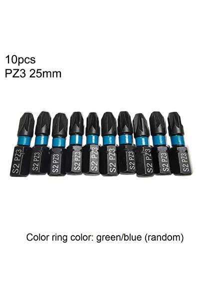 Choice PZ2 10PCs Magnetic Batch Head Alloy Steel Screwdriver Bit 25mm For PZ1...
