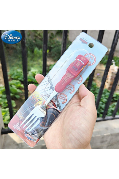 Choice طقم أدوات مائدة كامل من ديزني كار لايتنينغ ماكوين، مصنوع من الفولاذ ال...