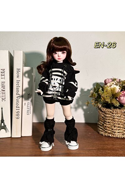 Choice طقم ملابس كاجوال أنيق بدون دمية وحذاء (EN-26) لدمية BJD مقاس 30 سم، من...