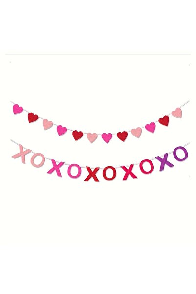 Choice 1 set STYLE A Valentines XOXO Garland, XOXO Banner & Heart Garland, Va...