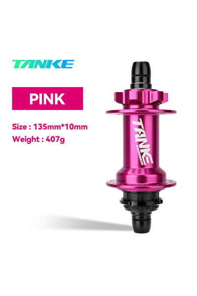 Choice محور دراجة تانكي للقفز الترابي، وردي اللون، 32 فتحة، سرعة واحدة، مزود ...