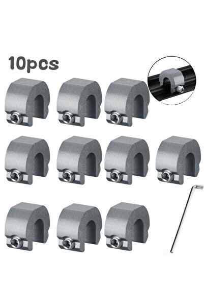 Choice9 10pcs Gray 10-1pcs Aluminum Alloy Window Lk Stopper Sliding Window An...