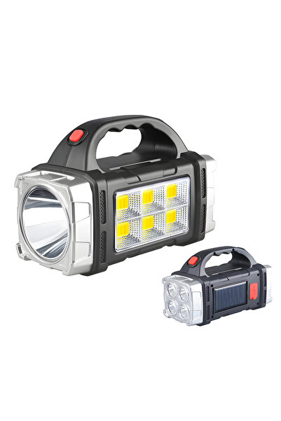 XIWANGFIRE 1PCS S232-B Portable Powerful USB Rechargeable Flashlight Solar LE...