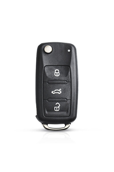 Choice غطاء مفتاح سيارة بديل قابل للطي بثلاثة أزرار من KEYYOU، مناسب لسيارات ...