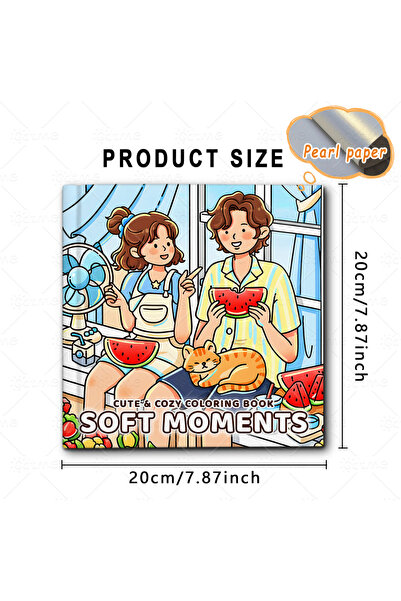 Choice كتاب تلوين "لحظات هادئة متعددة": كتاب صور قطط مريح لتخفيف التوتر والتخ...