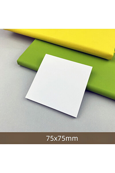 Choice1 White 50 sheets Blank Kraft Paper Posted It Memo Sticker Notepad Note...