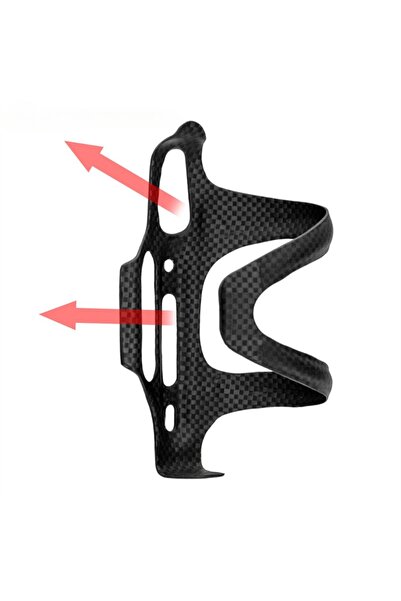 Choice حامل زجاجة ماء جانبي للدراجة الهوائية من الكربون الأيسر، مناسب للدراجا...