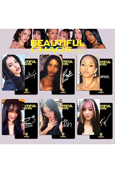 Choice مجموعة بطاقات صور ألبوم كاتساي الجديد "الفوضى الجميلة" مكونة من 6 قطع ...