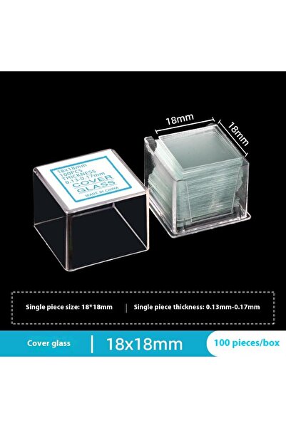Choice عبوة من 100 قطعة من ملحقات المجهر التي يمكنك صنعها بنفسك، مقاس 18 مم ×...