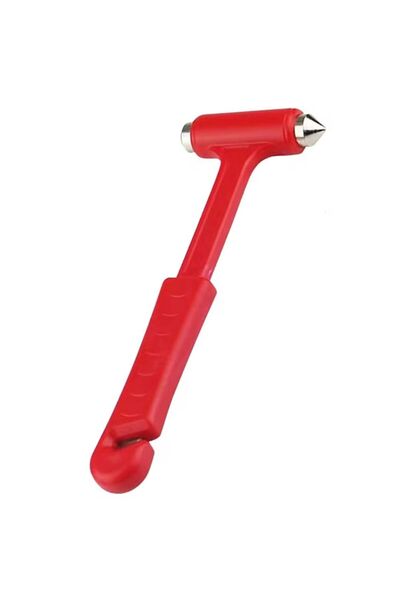 Choice Red Car Safety Hammer Car Window Glass Breaker Belt Cutter Tool Car Em...