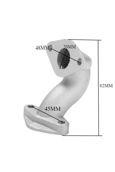 Choice طقم واحد من حشيات مشعب أنبوب سحب المكربن ​​للدراجات النارية، مناسب لمح...