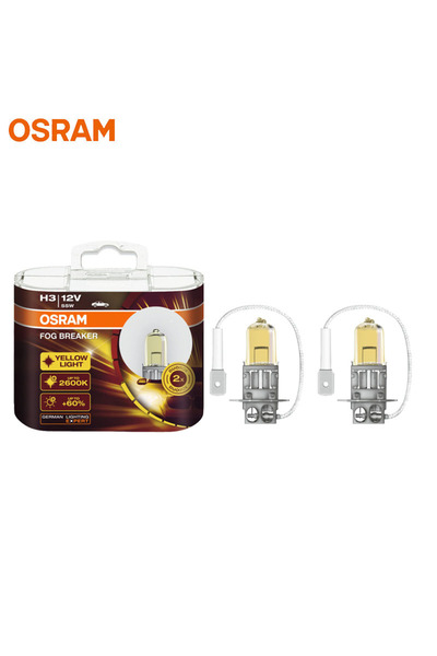 Choice H3 OSRAM Fog Breaker 2600K H1 H3 H4 H7 H8 H11 H16 9005 9006 12V Bulbs ...