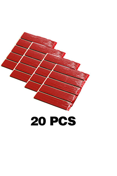 Choice 20pcs XTRA-THICK Number Plate Sticky Pads Heavy Duty Extra Strong Doub...