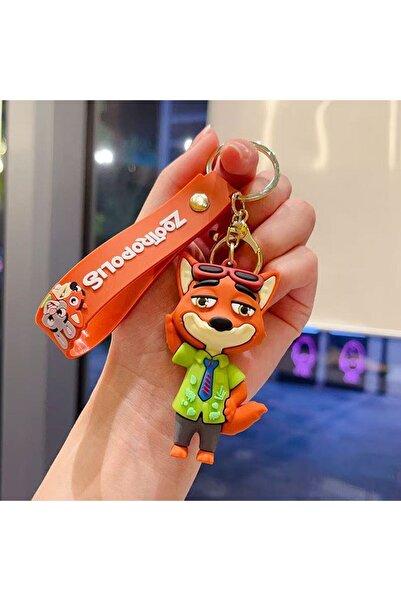 Choice سلسلة مفاتيح أنمي زوتوبيا 2 مدينة الحيوانات المجنونة، جودي هوبس اللطيف...