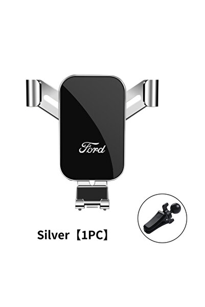 Choice حامل هاتف فضي للسيارة، يُثبّت على فتحة تهوية السيارة، يدعم أجهزة تحديد...