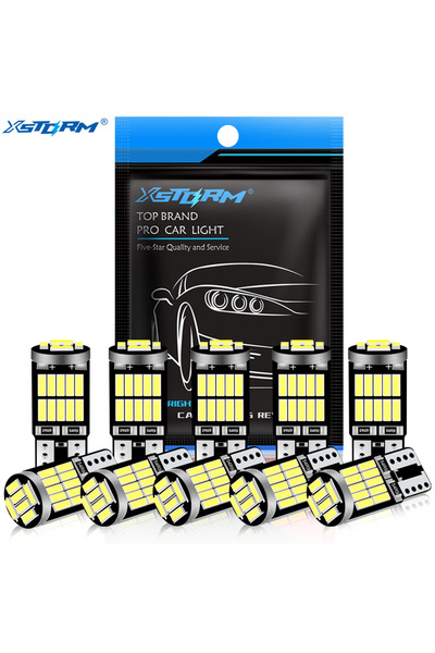 Choice1 10 مصابيح LED بيضاء W5W T10 للسيارة، 4014 SMD 6000K، 194 5W5، إضاءة د...