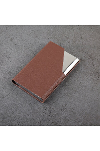 Choice Brown Business Card Holder Luxury Wallet PU Leather Business ID Holder...