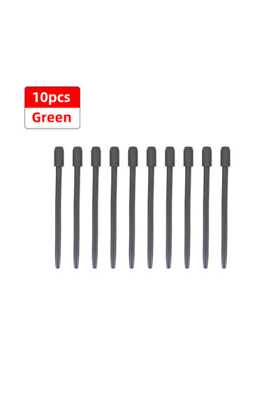 HIRISI 10 قطع من أكمام الصيد الناعمة الخضراء المضادة للتشابك بطول 73 مم لصيد ...