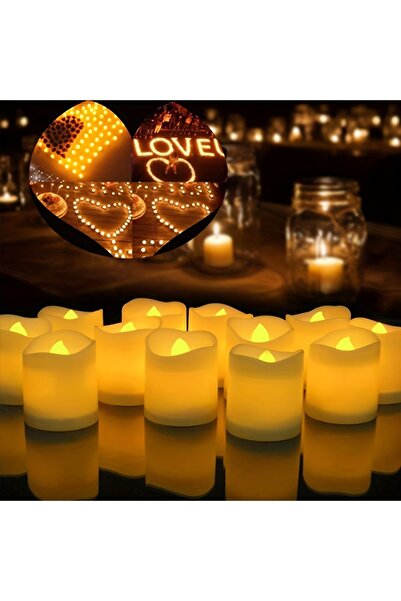 Choice مجموعة من 6 مصابيح شموع LED بيضاء دافئة بدون لهب، مصباح شاي LED إبداعي...