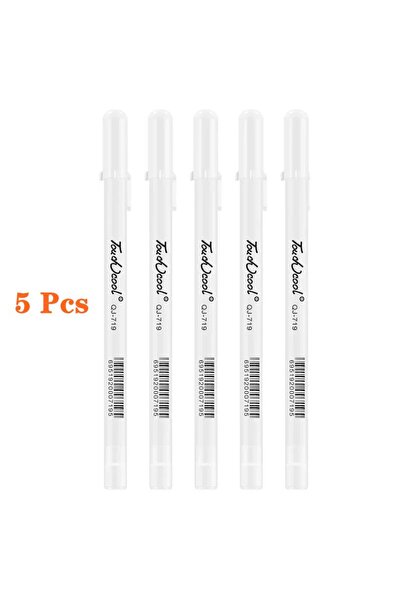 Choice مجموعة أقلام تحديد المانجا البيضاء المميزة من 5 قطع، 5/10 قطع، 0.8 مم،...