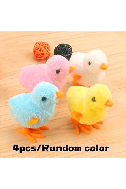 Choice 4 قطع عشوائية من ألعاب الكتاكيت البلاستيكية التفاعلية التي تعمل بالزنب...