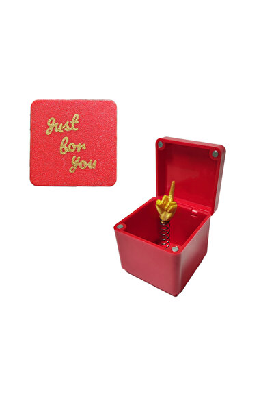 Choice Red Christmas Fun Prank Gift Finger Box Christmas Box Fun Creative Gif...