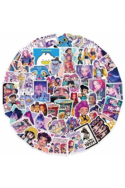 Choice 60 قطعة من ملصقات جرافيتي كرتونية مستوحاة من مسلسل صائدي الشياطين الكو...