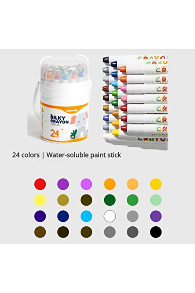 Choice 24 colors set 12-Piece/24-Piece Silky Smooth Crayon Set Twist-Up Crayo...