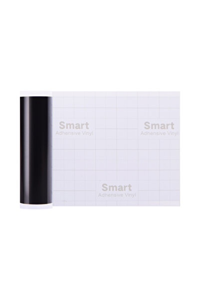 Choice 5.5 × 120 بوصة أسود 1 لفة فينيل ذكي دائم لـ Cricut Joy، فينيل لاصق ذكي...