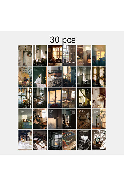 Choice SKU1 30pcs/pack lifestyle-themed decorative cards, various patterns, f...
