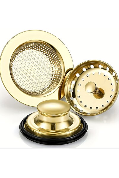 Choice Gold 3pcs American-style sink basket, garbage disposal, anti-clogging ...