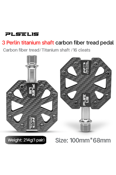 Choice دواسة دراجة طريق عالية الأداء من بلاك 1 بليسليس، دواسة من ألياف الكربو...