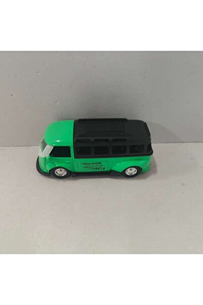 Choice نموذج سيارة محاكاة أخضر بمقياس 1:36 - حافلة كلاسيكية صفراء/زرقاء/خضراء...