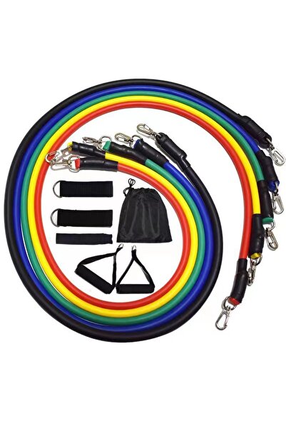 Choice A set 11pcs 11pcs/Set Pull Rope, Resistance Bands, Portable Fitness Eq...