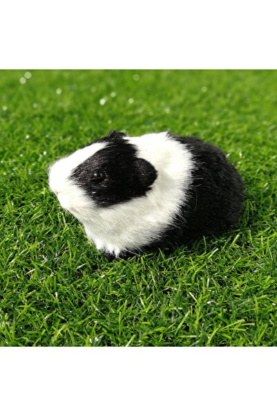 Choice black Simulation Fur Guinea Pig Animal Plush Stuffed Doll Hamster Doll...