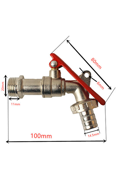 Choice 1PCS 1/2 Inch Zinc Alloy Faucet Garden Bibcock Outdoor Lockable Water ...