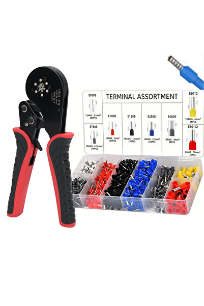 Choice 16-6 1200pcs Crimping Pliers Ferrule Sleeves Tubular Terminal Tools HS...