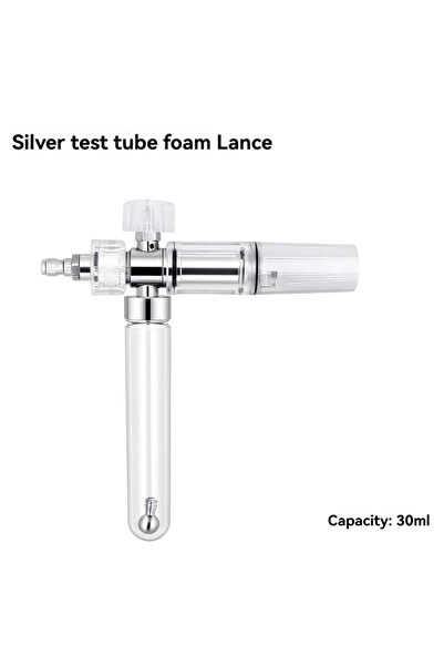 Choice Silver tube foam pot 35ml High Power Foam Spray Pot with 1/4'' Quick C...