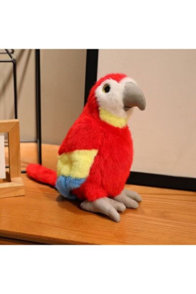 Choice دمية ببغاء حمراء وزرقاء محاكاة حديثة، مقاس 12-21 سم، دمية قطيفة محشوة ...
