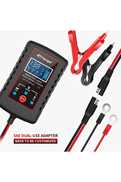 Choice Black EU Plug 6V12V 2A battery charger is suitable for most types of l...