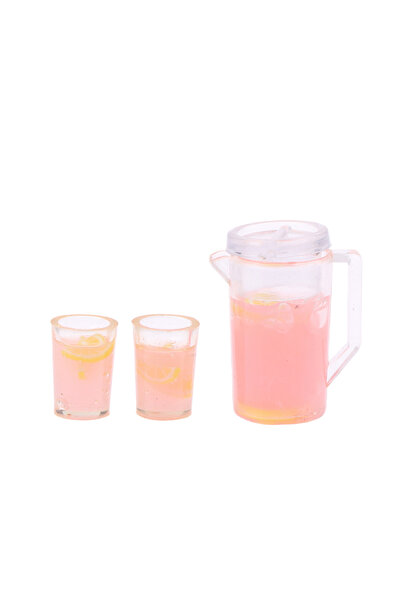 Choice مجموعة واحدة من مجسمات طعام مصغرة لبيت الدمى بمقياس 1/12، تتضمن إبريق ...