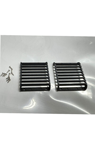 Choice قطعتان من واقيات المصابيح الأمامية المعدنية لسيارة Traxxas TRX4 - طراز...