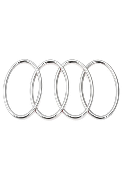 Choice1 Silver Air conditioning outlet decoration Fit For Ford Focus 2 MK2 20...